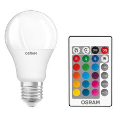 LED Superstar Classic A 60 RGBW Remote Control 9.4W 827 Frosted E27 - 