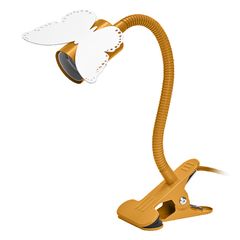 Clip Butterfly E27 Yellow EU Plug - 