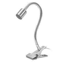 Clip Tube Flex GU10 Satin Nickel EU Plug - 