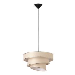 Decor Glittery Pendant E27 Beige - 