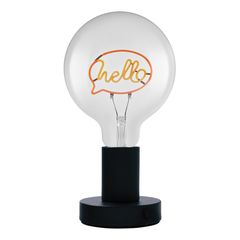 1906 Letter Table Hello 1.2W E27 - 