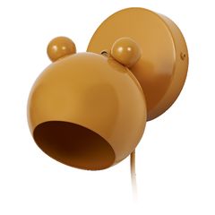 Wall Mouse E14 Yellow EU Plug - 
