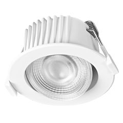 LED Spot Set DIM Recess IP44 Adjustable 4.9W 827 36° White - 