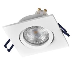 Spot Set Recess GU10 Adjustable Square Click 4.5W 827 White - 