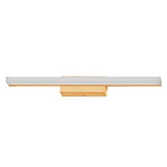 Orbis Mirror 60CM Click CCT DIM IP44 Wood Decor - 