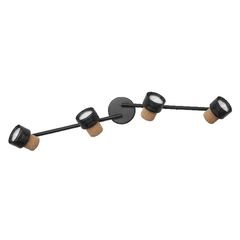 Decor Spot Cork GU10 Black 4x3.4W 927 DIM - 