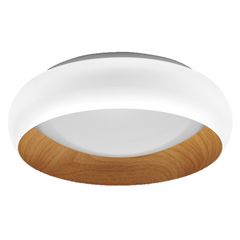 Orbis Livia 300MM 16W 830 Click DIM White and Wood Decor - 