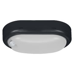 LED Bulkhead Motus Oval 15W CCT Sensor Black - 