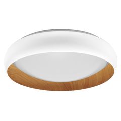 Orbis Livia 430MM 24W 830 Click DIM White and Wood Decor - 