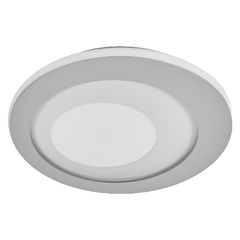 Orbis Spiral Round Central Light 400mm 26W Click Dim 830 Grey - 
