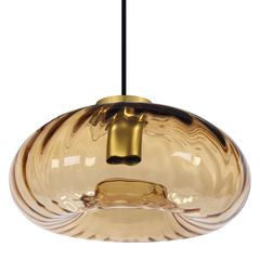 Decor Gold Glass Pendant E27 Gold - 
