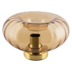 Decor Gold Glass Table E27 Gold - 