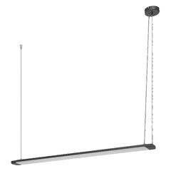 Office Line Slab 1.2m 40W 840 DIM Black - 