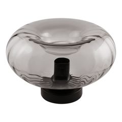 Decor Smoke Glass Table E27 Black - 