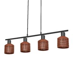 Decor Clay Windows Pendant LN 4XE27 Brown - 