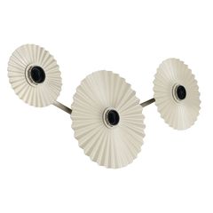 Decor Plisse Wall 3 x E27 Beige - 