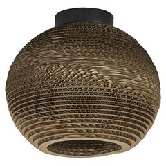Decor Cardboard Ball Ceiling E27 Brown - 