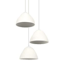 Decor Camel Bell Pendant 3XE14 White - 