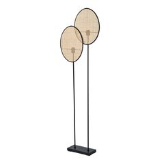 Decor Rattan Dandelion Floor 2XE27 Brown - 