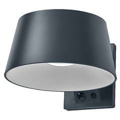 ENDURA® Style Solar Sensor Wall Brella IP54 Dark Grey - 