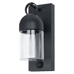 ENDURA® Classic Cowbell IP65 Wall Sensor E27 Dark Grey - 