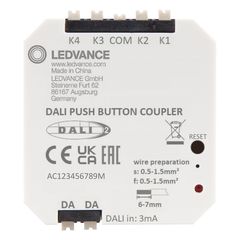 PUSHBUTTON COUPLER DALI-2 - 