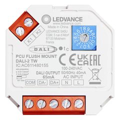 PUSH CONTROL UNIT FLUSH MOUNT DALI-2 TW - 