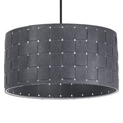 Decor Felt Weaving Pendant 380 mm E27 Dark Gray - 