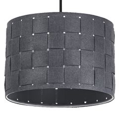 Decor Felt Weaving Pendant 280 mm E27 Dark Gray - 