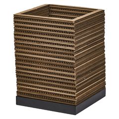 Decor Cardboard Square Table E27 Brown - 