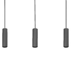 Decor Drums Pendant 3XGU10 2XLED Black - 