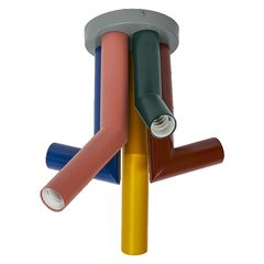 Decor Straw Ceiling 5XE27 Multicolor - 