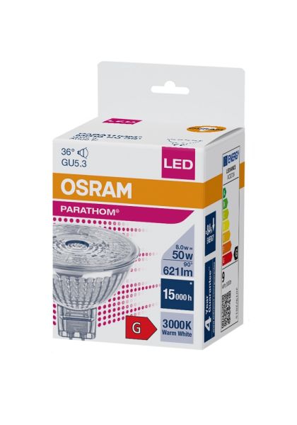 MR16 8W/830 (=50W) 12V 36° GU5.3 PARATHOM Spot - LED лампа OSRAM - , изображение 2