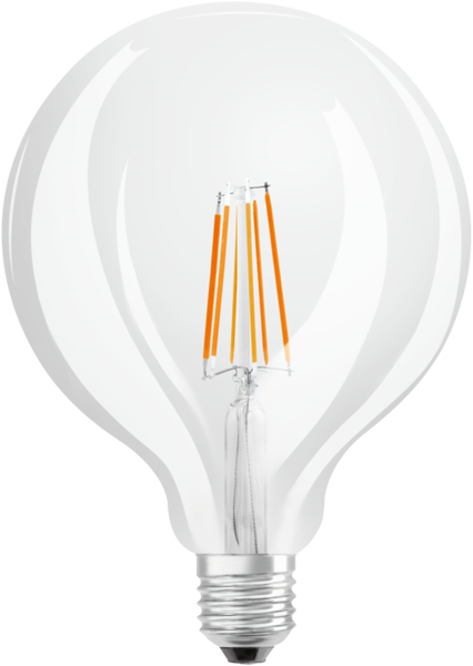 LED Superstar Plus Globe 125 100 Filament DIM 11W 927 Clear E27 - 