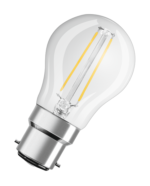 LED Star Classic P 25 Filament 2.5W 827 Clear B22d - 
