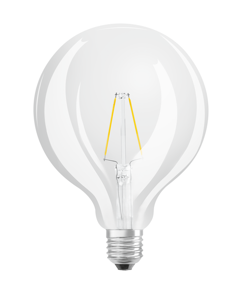 LED Star Globe 125 25 Filament 2.5W 827 Clear E27 - , изображение 3