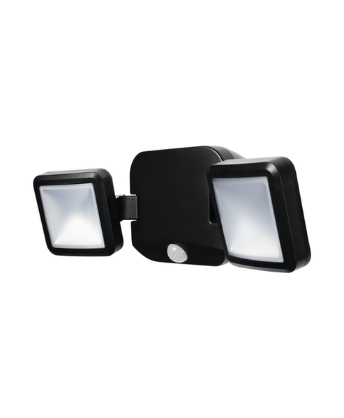 Battery LED Spotlight Sensor 10W 4000K IP54 Black - 