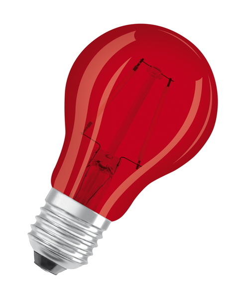 LED Star Classic A 15 Decor 2.5W 510 Red E27 - 