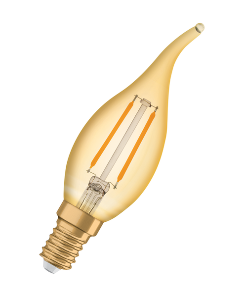 Vintage 1906 Classic BA 22 Filament 2.5W 824 Gold E14 - 