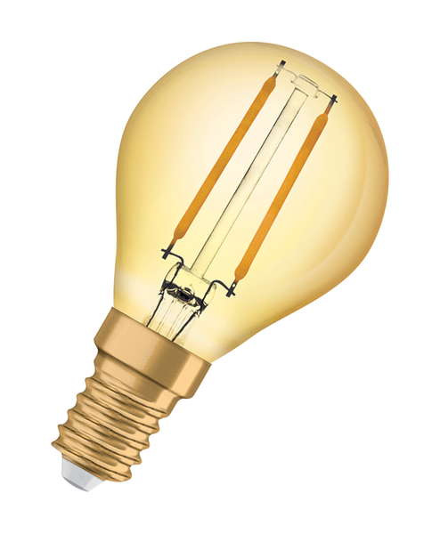 Vintage 1906 Classic P 22 Filament 2.5W 824 Gold E14 - 