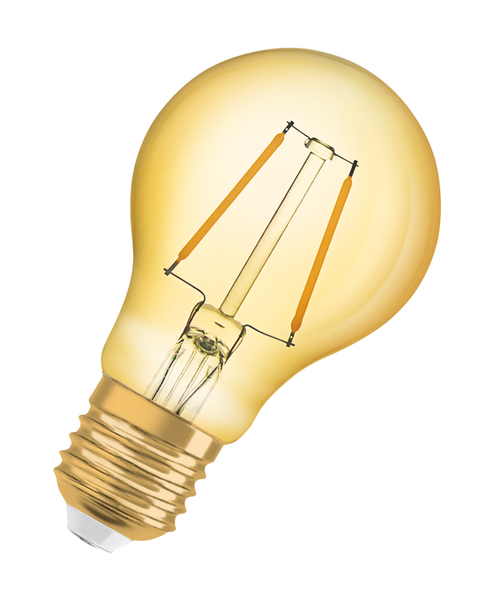 Vintage 1906 Classic A 22 Filament 2.5W 824 Gold E27 - 