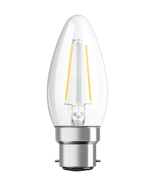 LED Star Classic B 25 Filament 2.5W 827 Clear B22d - , изображение 3