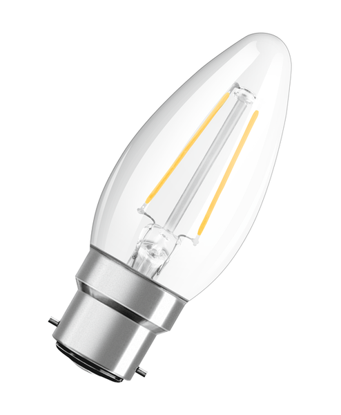 LED Classic B 25 Filament P 2.5W 827 Clear B22d - , изображение 3