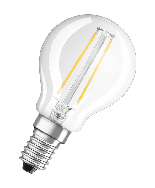LED Classic P 25 Filament 2.5W 827 Clear E14 - 