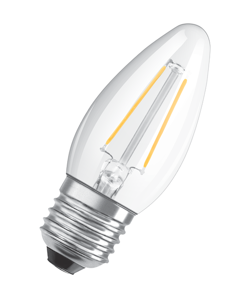 LED Classic B 40 Filament DIM P 4.8W 827 Clear E27 - , изображение 3