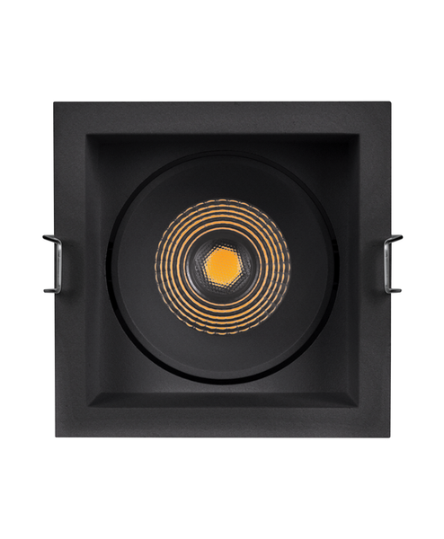 SPOT SQUARE DK ADJ 8 W 3000 K BK - , изображение 2