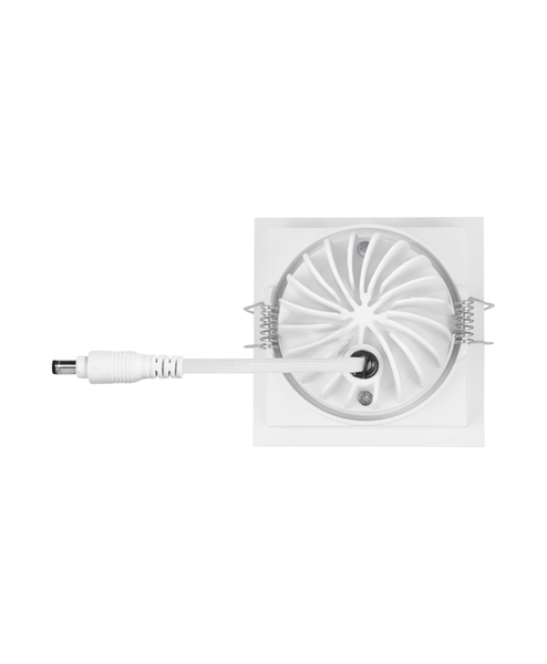 SPOT SQUARE DK ADJ 8 W 3000 K WT - , изображение 4