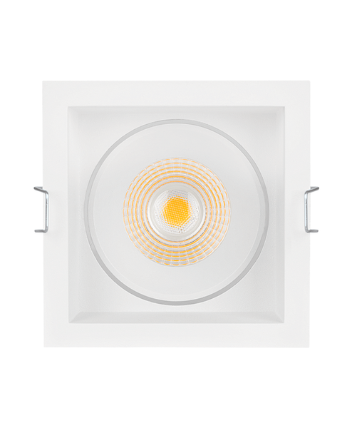 SPOT SQUARE DK ADJ 8 W 3000 K WT - , изображение 2