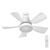 Ceiling fan Leste 445mm 21W CCT - 