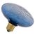 DECOR LED FLAT LAMP 3.5W 827 E27 Non-Dim IN CRACKED GLASS FLATTENED BLUE - 